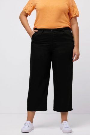 juodos laisvalaikio kelnes moterims