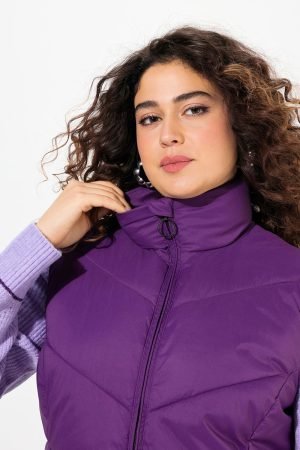 moteriska violetine dygsniuota liemene plius dydis