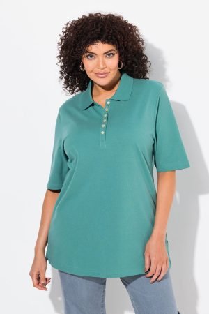 zalsvi polo marskineliai moterims dideli dydziai