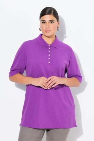 violetiniai polo marskineliai moterims merginoms