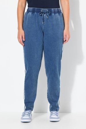 dzinsinio audinio laisvalaikio kelnes moterims merginoms