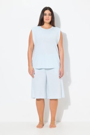 sviesi moteriska pizama trumpos kelnes