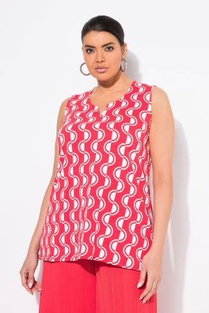 rausva maikute merginoms moterims vasarai be rankoviu