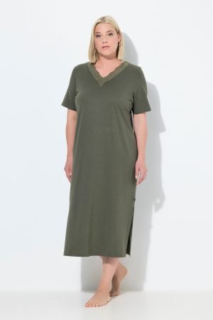 alyvu zalios spalvos naktiniai moterims