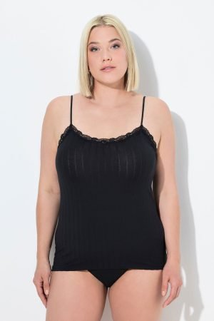 juodi plius dydio apatiniai marskineliai moterims