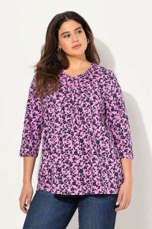 violetiniai su rastu marskineliai merginoms