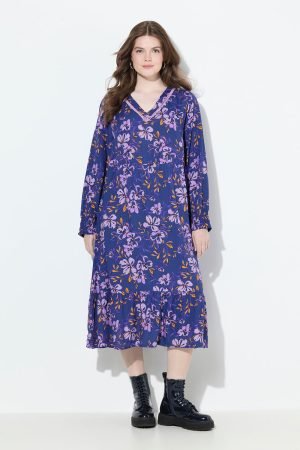 violetine geleta suknele plius dydis maxi ilgis