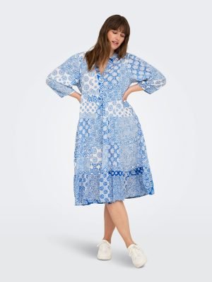 melsva viskozes suknele 3/4 ilgio rankoves